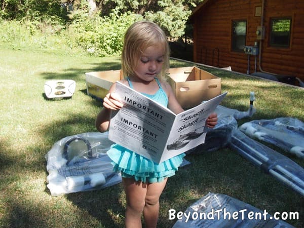 Skagit Pontoon - Fun and Affordable Fishing & Rec Boat 3 Ruthie Reading The Skagit Directions