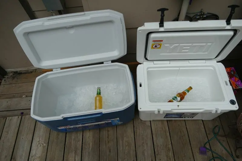 Yeti Cooler vs the Coleman Xtreme Cooler