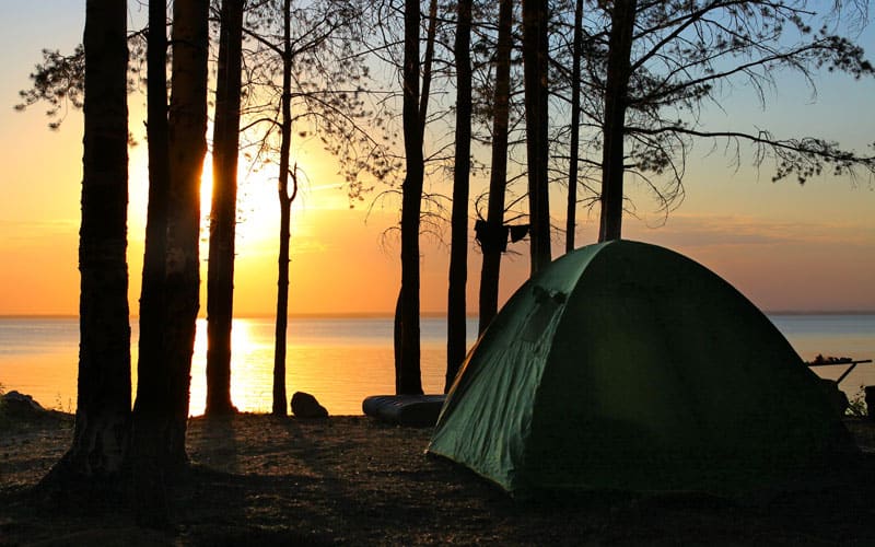 Sunset Camping