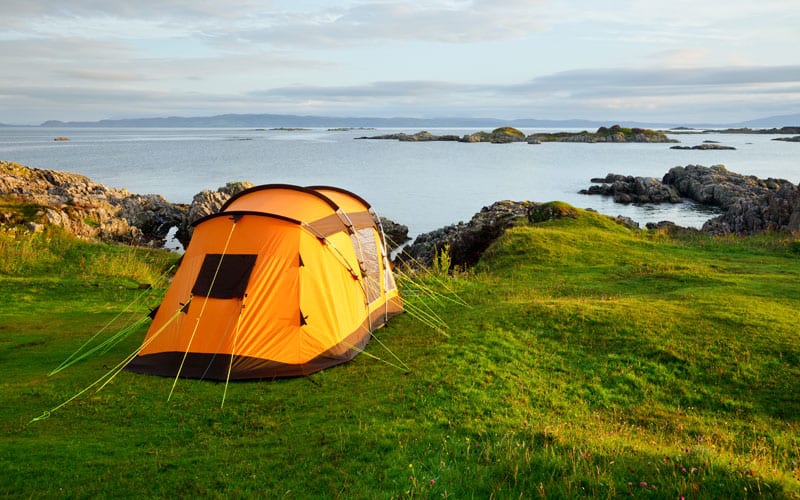Yellow Camping Tent