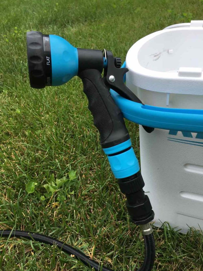 RinseKit The Portable Shower You Need in Your Camping Arsenal Beyond The Tent