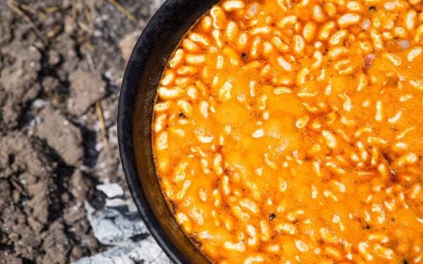 47 Camping Food Ideas That Require No Refrigeration 1 camping beans in pot