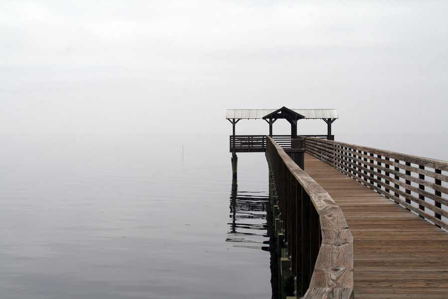Dock on St Johns River Florida