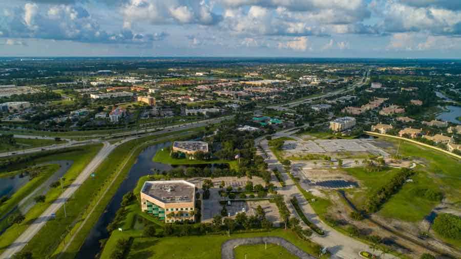 St. Lucie Florida Arial View
