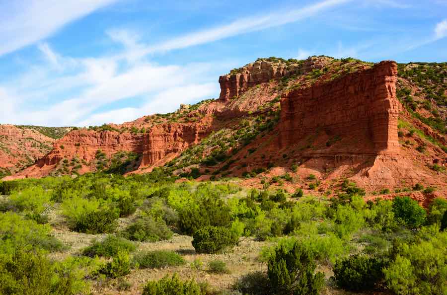 Camping in Caprock Canyons State Park, Texas