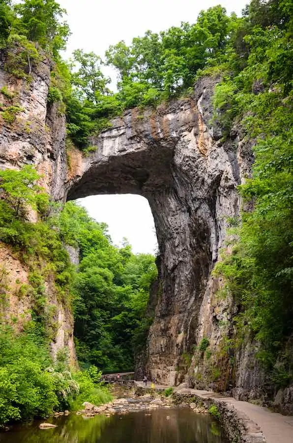40 of the Best Places To Go Camping In Virginia 20 Natural Bridge - One of the Seven Natural Wonders of the World