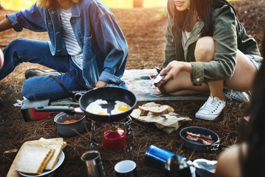 Camping food