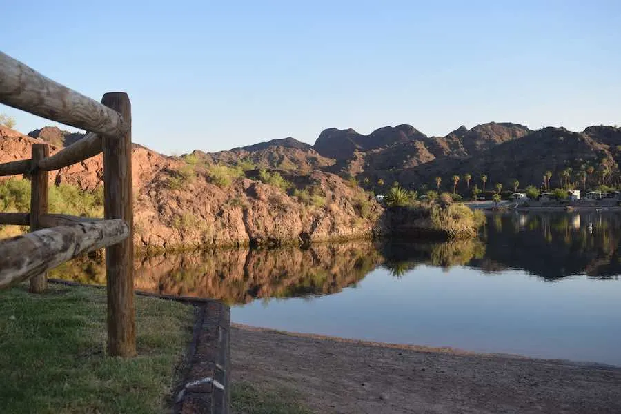 Camping in Lake Havasu State Park, Arizona 1 Lake Havasu Sunrise