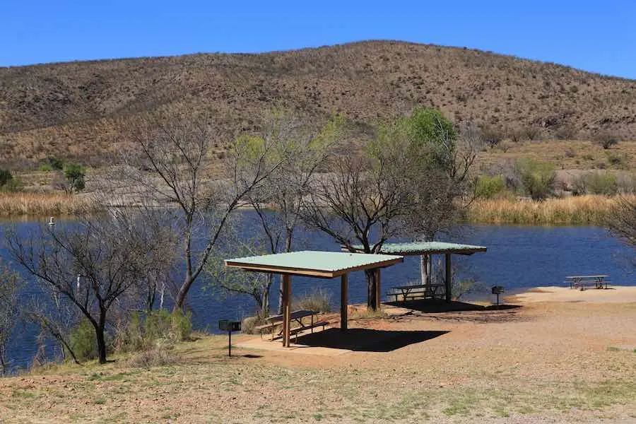 Camping in Patagonia Lake State Park, AZ 5 Picnic Area at Patagonia Lake State Park
