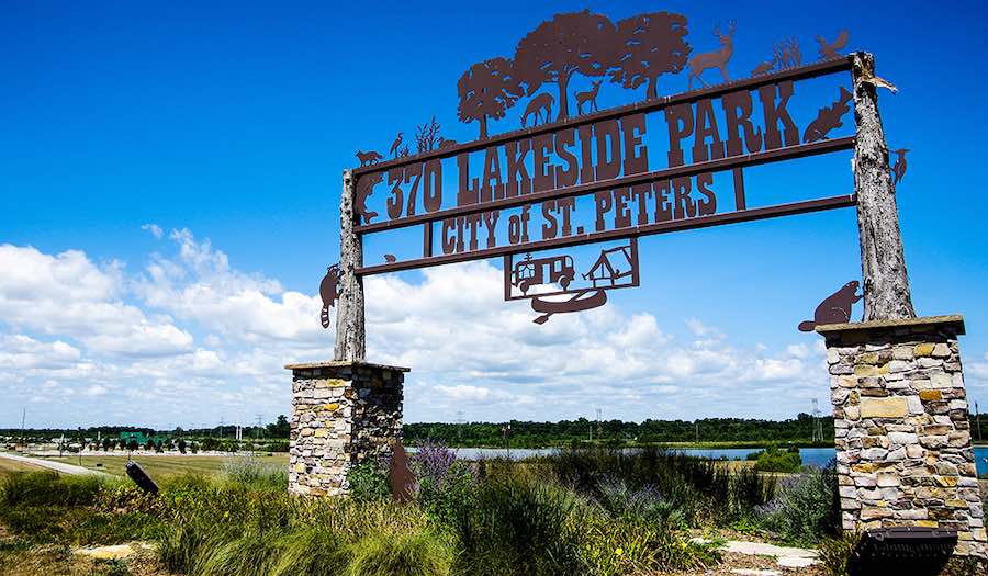 37 Best Places To Go Camping in Missouri 19 370 Lakeside Park Sign