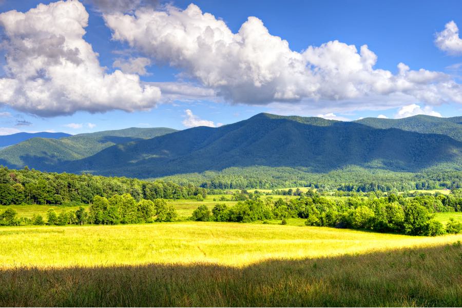 Cades Cove in Great Smoky Mountains National Park