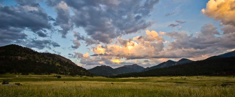 Sunset at Moraine Park