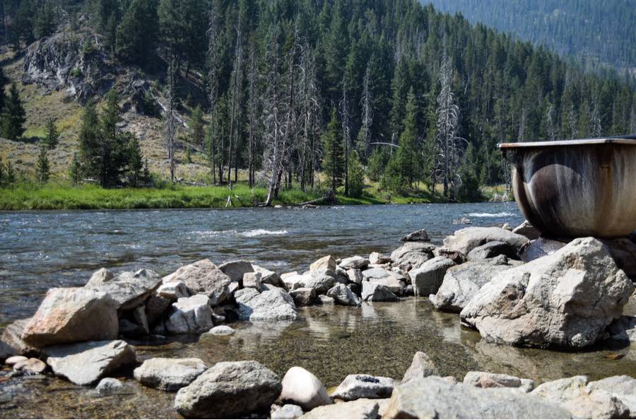 Boat Box Hot Springs in Idaho
