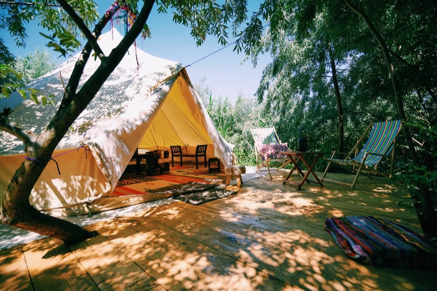Glamping Tent in the Woods