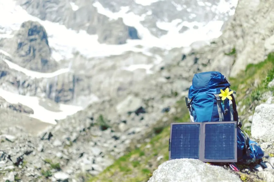 How to Plan a Backpacking Trip (with Gear Checklist!) 5 Portable Solar Panel on Backpacking Backpack