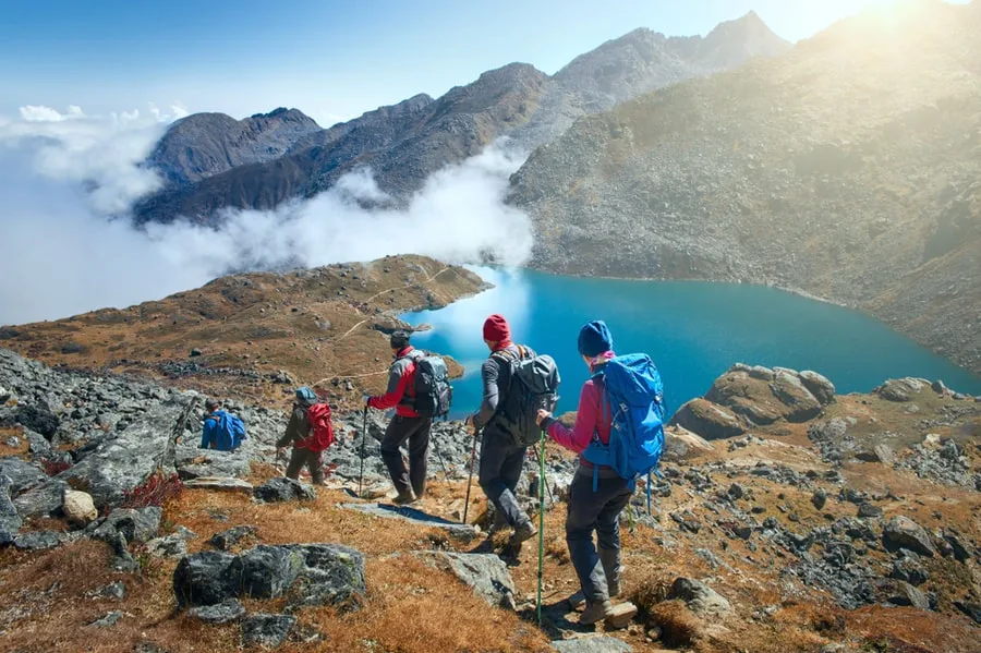 How to Plan a Backpacking Trip (with Gear Checklist!) 7 Group Hiking on Backpacking Trail