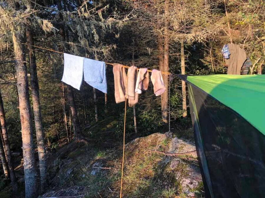 Camping Clothes Line
