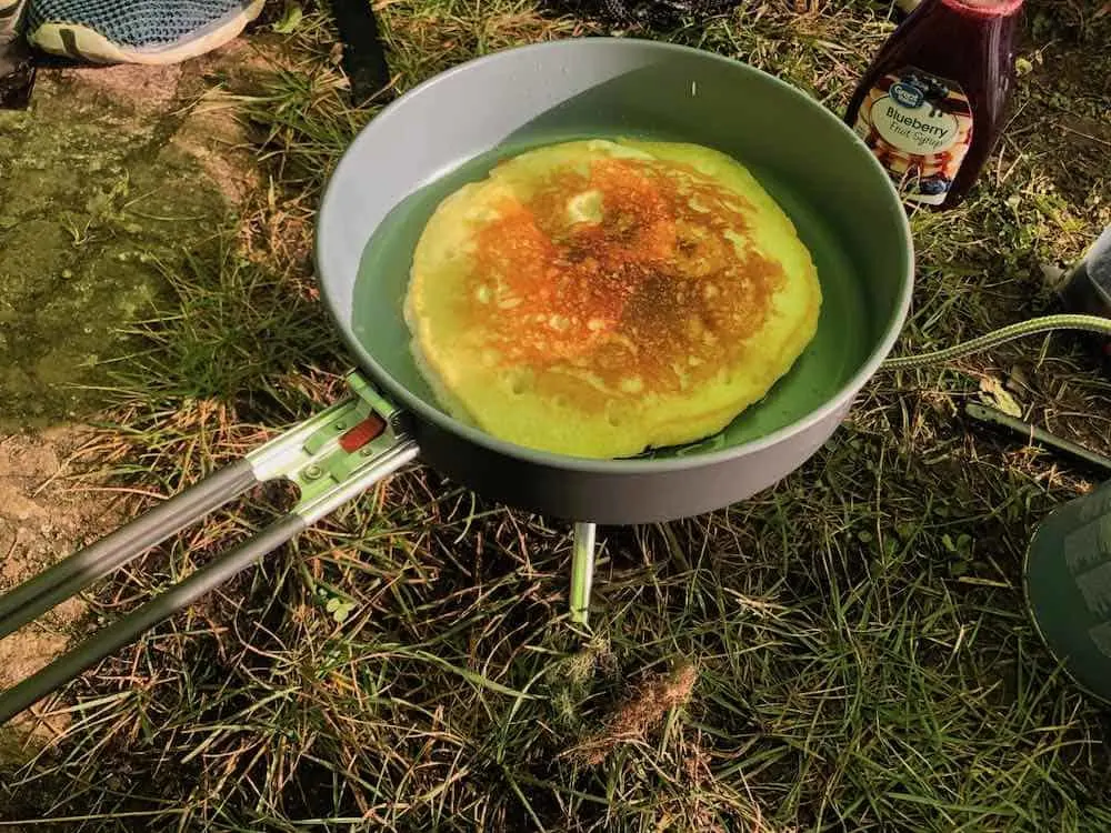 MSR Windburner Camping Stove Review 8 Morning Pancake
