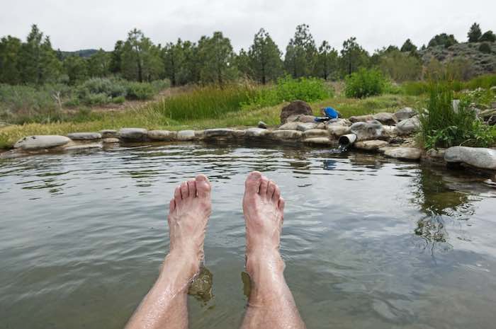 Enjoying Hot Springs