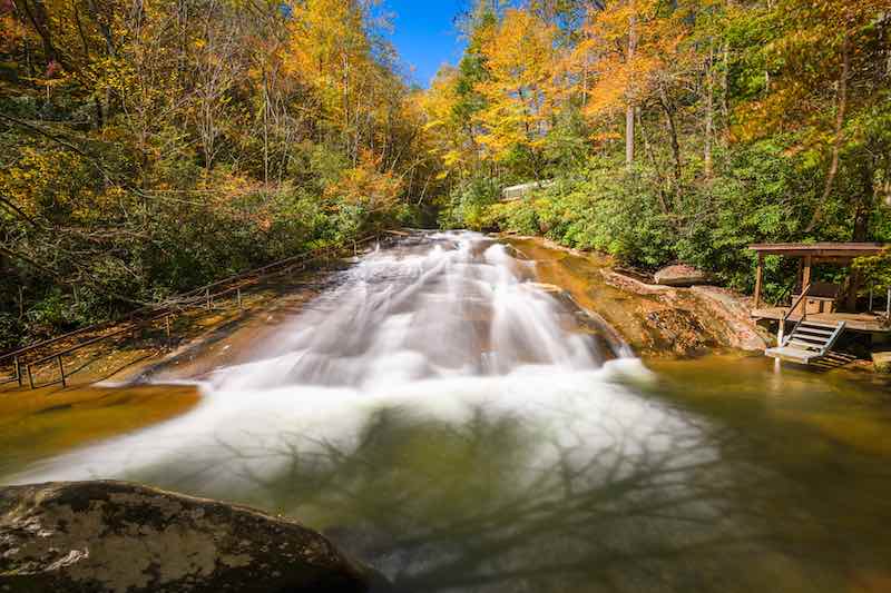 15 Gorgeous Natural Springs in North Carolina 8 Sliding Rock