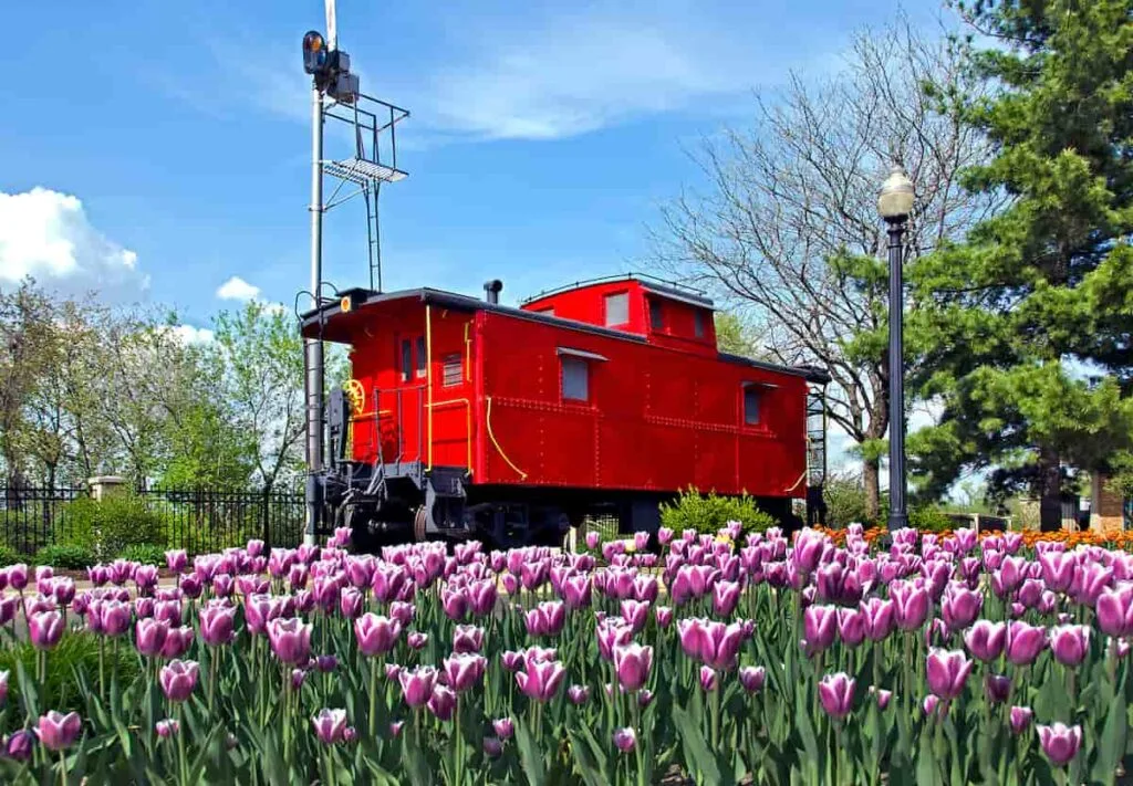 How to Start a Glamping Business in 2023: With Sample Business Plan! 8 A repurposed red train caboose is a creative idea for a glamping business.