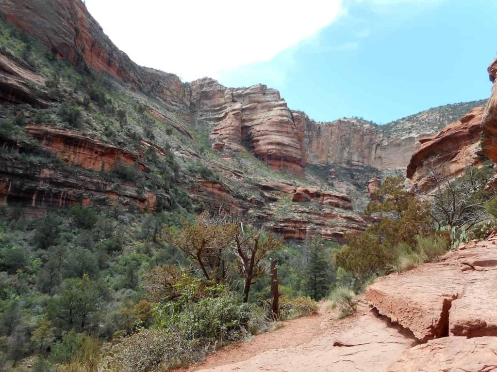 12 Trails for the Best Hiking in Arizona 3 A view along the hike in Fay Canyon in Arizona.