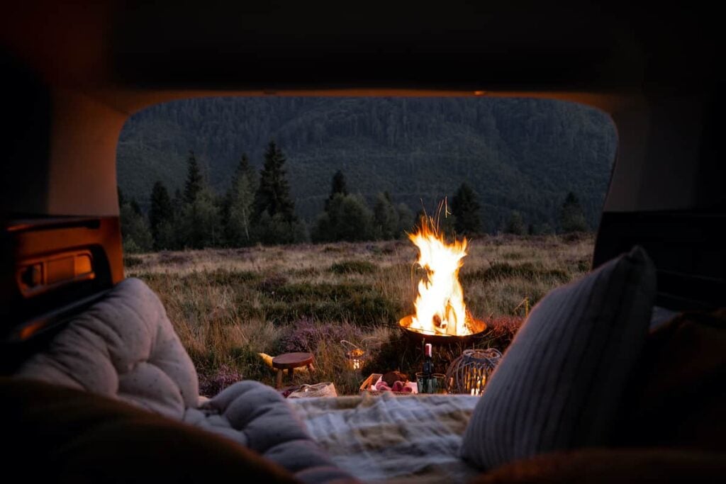 The Ultimate Car Camping Checklist: Pack Your Vehicle Like a Pro 6 Car camping in a vehicle.
