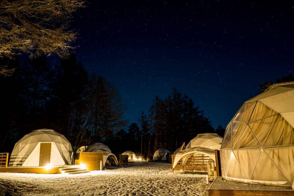 Winter Glamping