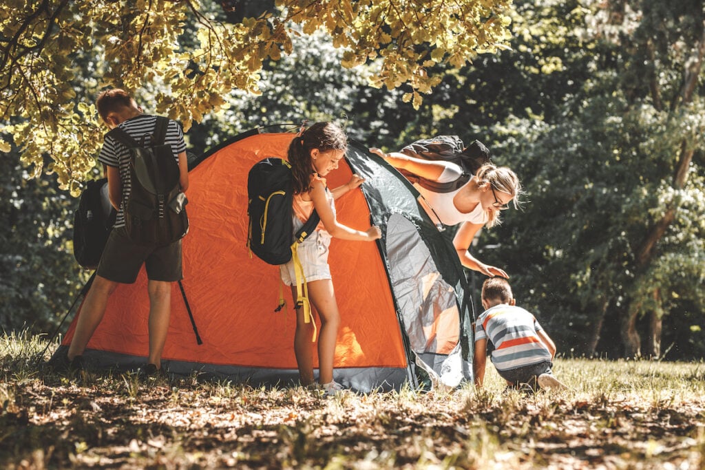 camping hacks with kids