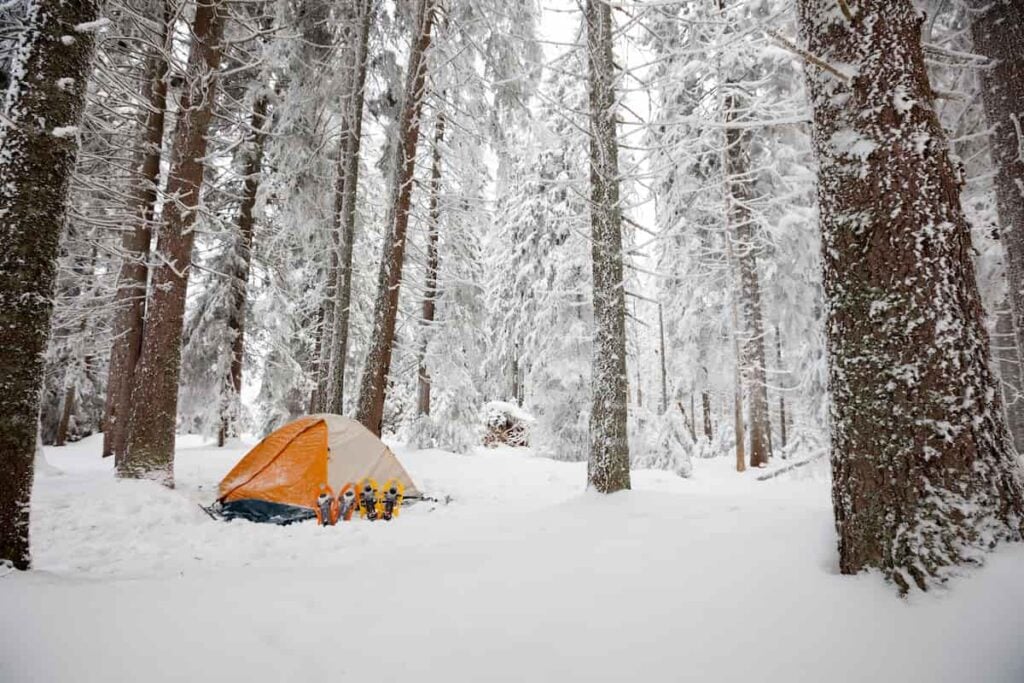 Washington Winter camping