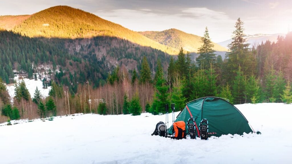 washington winter camping