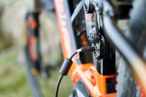 Beyond The Tent - Camping Blog 9 close-up of ebike charging